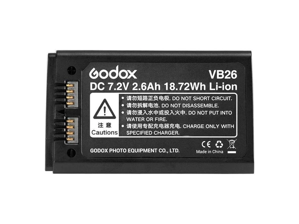 Godox VB26 V1/V860III Flaş İçin Li-on Batarya - Resim 2