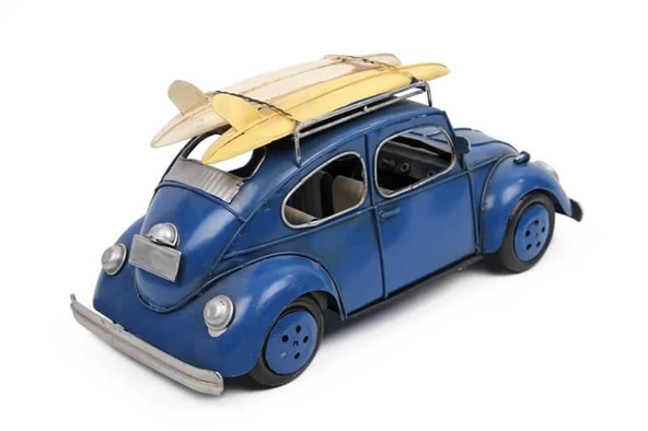 Dekoratif Metal Araba Vintage Ev Ofis Hediyelik - Resim 4