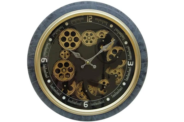 Saat Çarklı Duvar Saati Dekoratif Ev Ofis Hediyelik ürün görseli 1