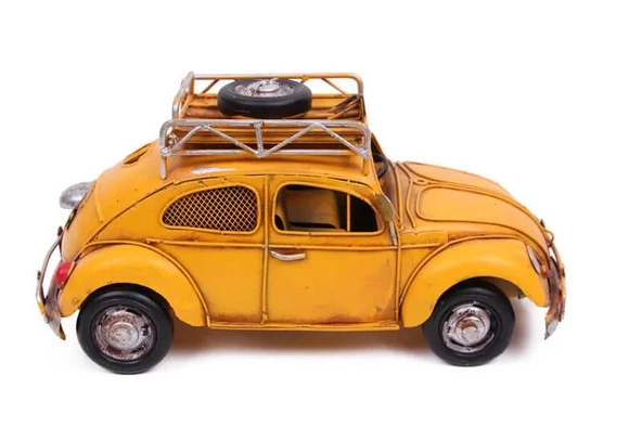 Dekoratif Metal Araba Çerçeveli ve Kumbaralı Hediyelik - Resim 5