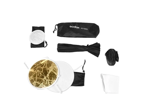 Godox AD-S65S Godox Mount Bağlantılı Gümüş 65cm Parabolik Softbox - Resim 7