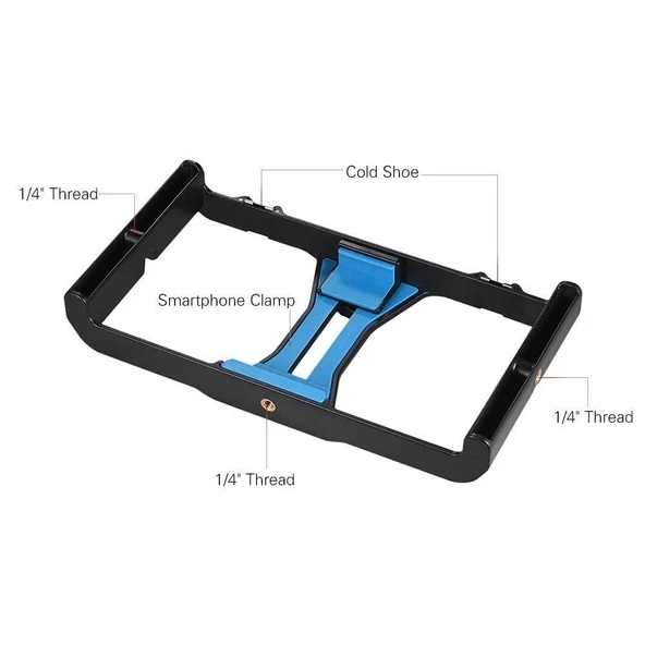 Andoer D5191 Akıllı Telefon İçin Video Rig ELTutucusu - Resim 4