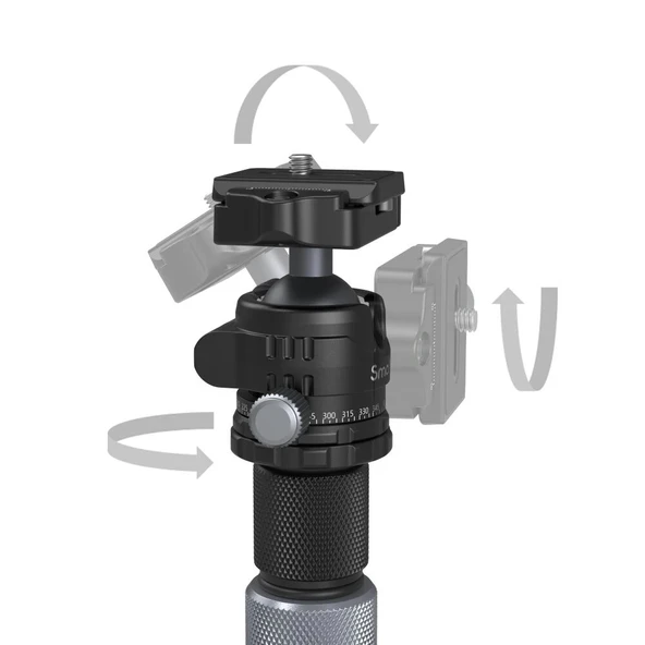 SmallRig 4059 AP-20 Orta Sütunlu  Karbon Fiber Tripod - Resim 6