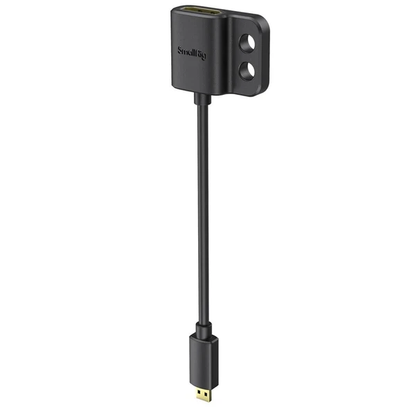 SmallRig 3021 Ultra Slim 4K HDMI Adaptör Kablosu (D - A) - Resim 2