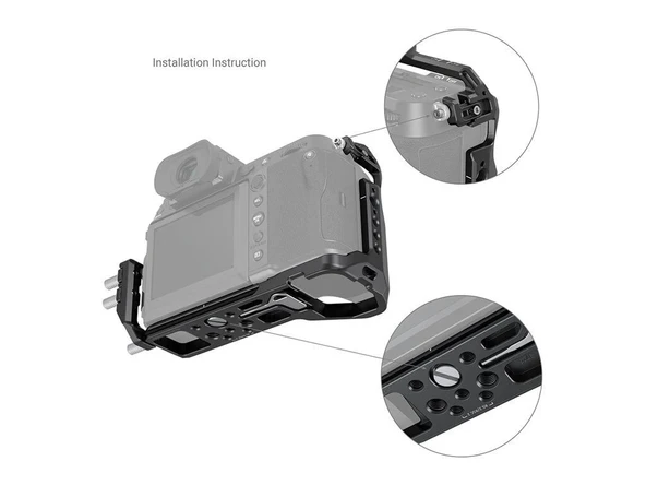 SmallRig 3715 GFX100S / 50S için Kafes ve Kablo Kıskacı - Resim 3