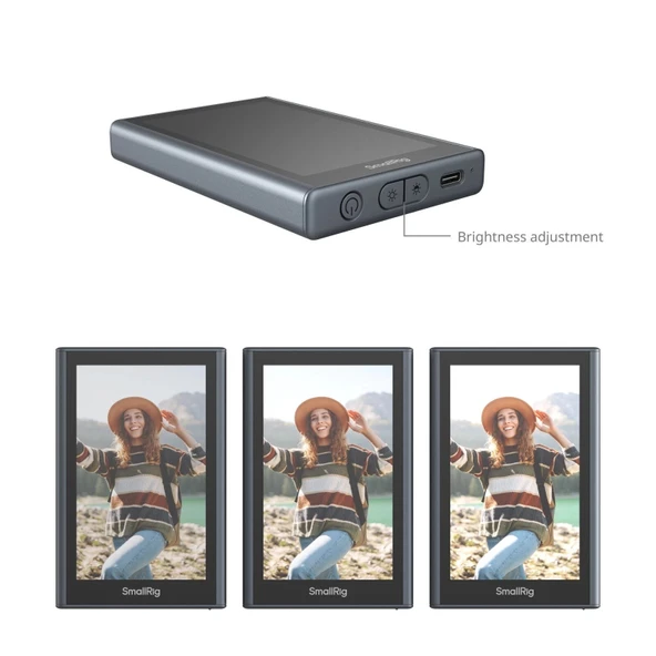 SmallRig 4851B Kablosuz Telefon Video Monitörü (Vlog Kiti) - Resim 6