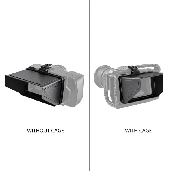 SmallRig VH2299 BMPCC 4K ve 6K için LCD Gölgeliği - Resim 3