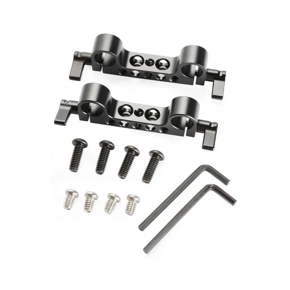 SmallRig 2061 Süper Hafif 15 mm Raylı Blok (2'li Paket) ürün görseli