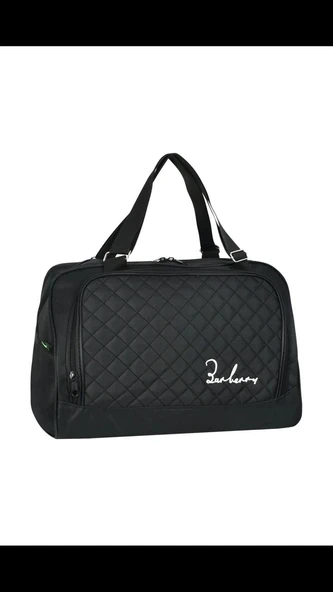 Askılıklı Spor El Valizi Orta Boy Su Geçirmez El Çantası Sıyah ürün görseli