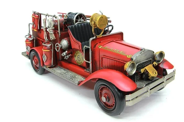 Dekoratif Metal İtfaye Arabası Biblo Dekoratif Hediyelik ürün görseli 1