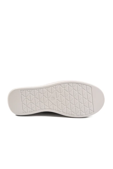 Aspor Siyah Beyaz Kalın Taban Bağcıklı Kadın Spor Ayakkabı - 5