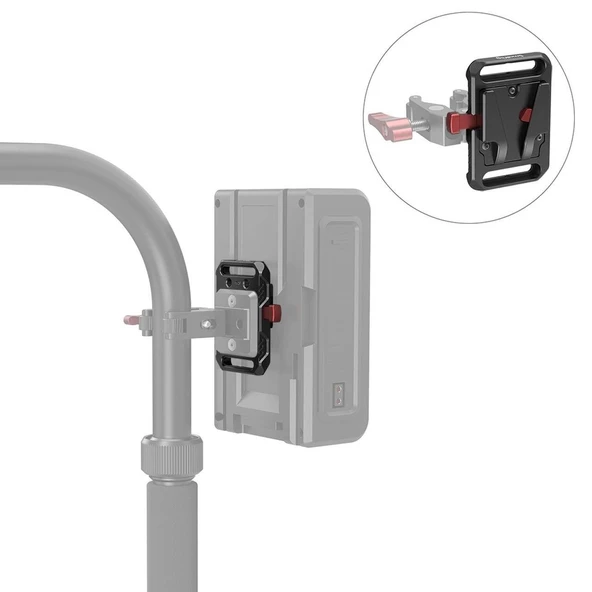 SmallRig 2987 Mini V Mount Pil Plakası - Resim 4