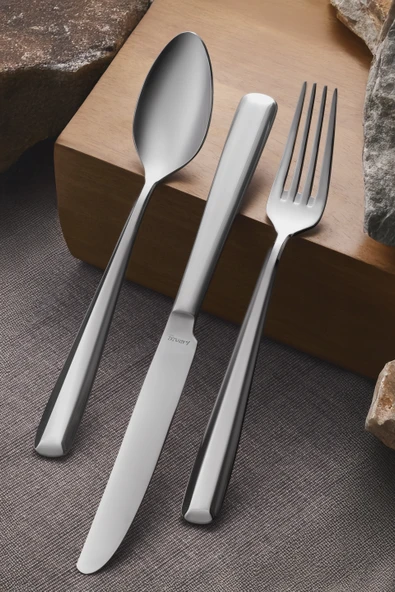 Aryıldız Stellia 84 Parça 12 Kişilik Çatal Kaşık Bıçak Takımı - Resim 2