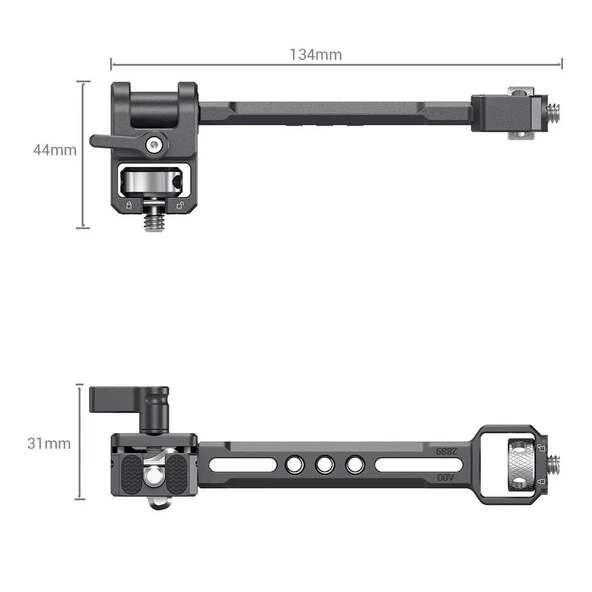 SmallRig 2889 DJI RONIN-S / SC ZHIYUN CRANE 2S / 3 / 3S / WEEBILL-S / MOZA  AirCross 2 Gimbalar  için  Ayarlanabilir Mon - 2