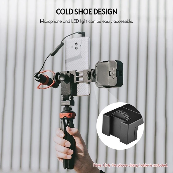 Andoer D9100 Plastik Telefon Tutucu - Resim 7