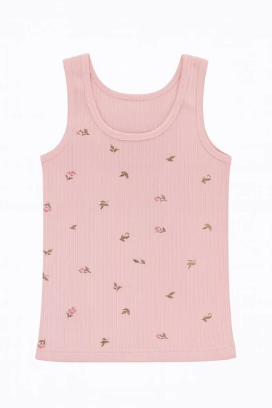 Kız Çocuk Derby Ribana Geniş Askılı Atlet 6'lı Set - Resim 3