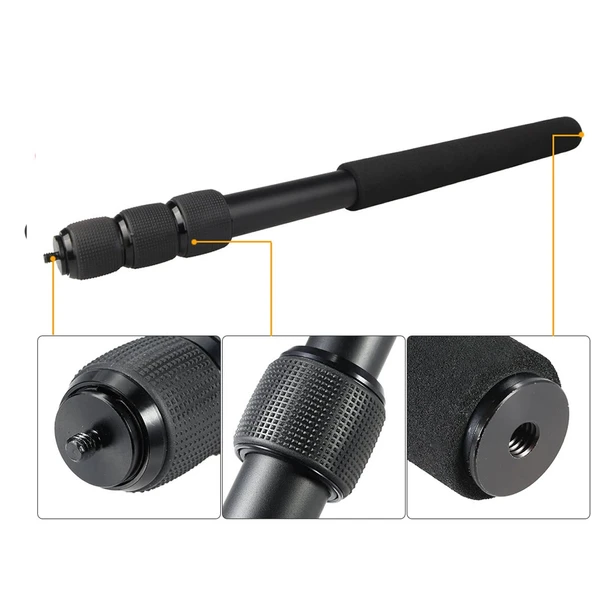 Andoer D3515 50-126cm Hafif Uzatılabilir Monopod - Resim 4