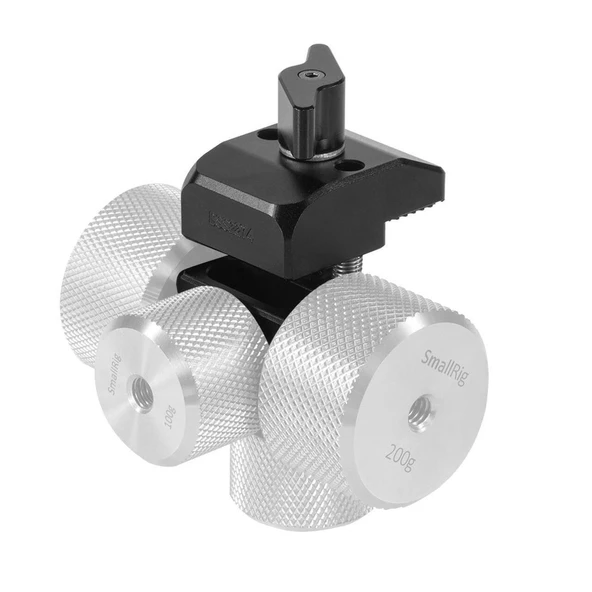 SmallRig BSS2465 DJI Ronin-S / Ronin-SC ve Zhiyun WEEBILL-S / CRANE Ağırlık Kelepçesi Kiti - Resim 4