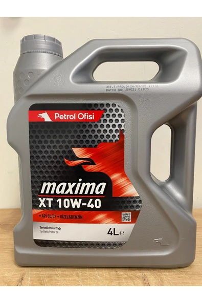 Maxima Xt 10w-40 4litre Sentetik Motor Yağı (03/2025 ÜRETİM)