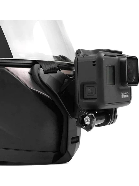 Oem Marka  GP523 Aksiyon Kameralar Uyumlu Kask Bağlantı Aparatı - Resim 5
