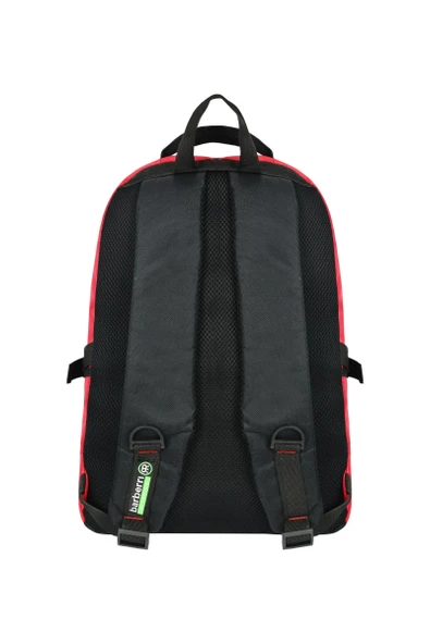 Çok Amaçlı Laptop Dizüstü Bilgisayar Bölmeli Sırt Çanta Kırmızı - 3