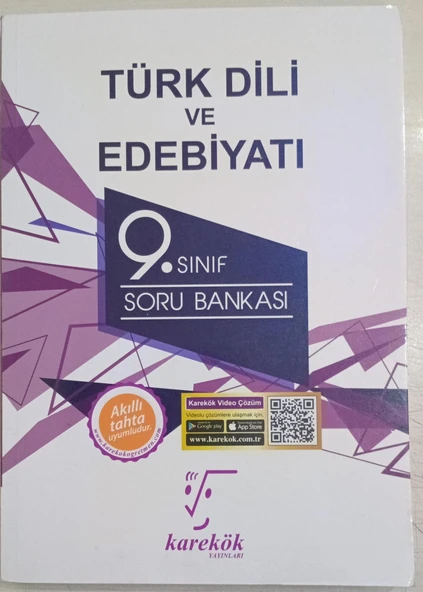 Karekök Yayınları Karekök 9. Sınıf Türk Dili Ve Edebiyatı Soru Bankası