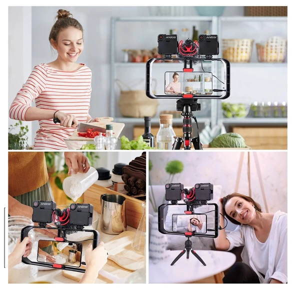 Andoer D9150 Akıllı Telefon Video Teçhizatı Kiti - 7