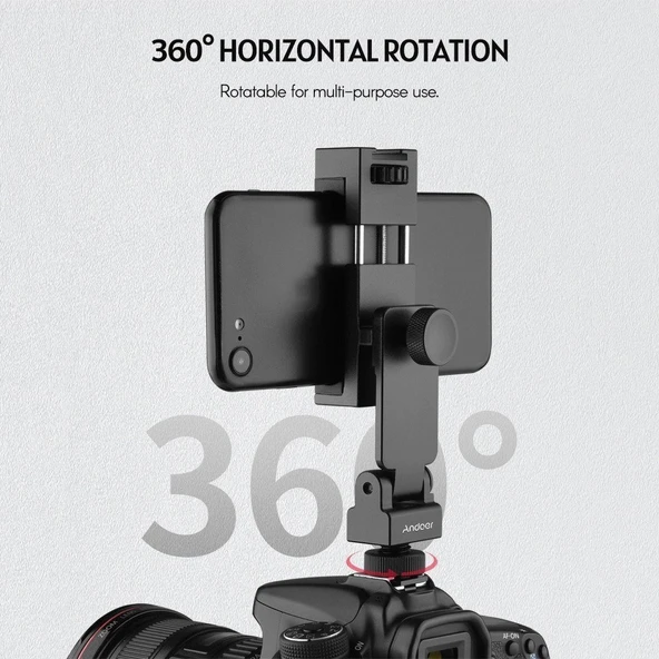 Andoer D9100 Plastik Telefon Tutucu - Resim 6