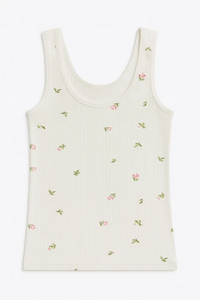 Kız Çocuk Derby Ribana Geniş Askılı Atlet 6'lı Set - Resim 4