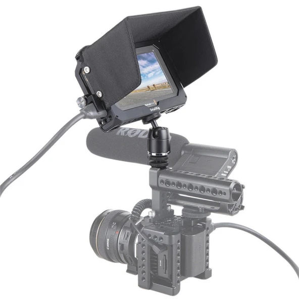 SmallRig 1981 Blackmagic  5 İnç Video Assist  için Monitör Kafes Aksesuar Kiti - Resim 4