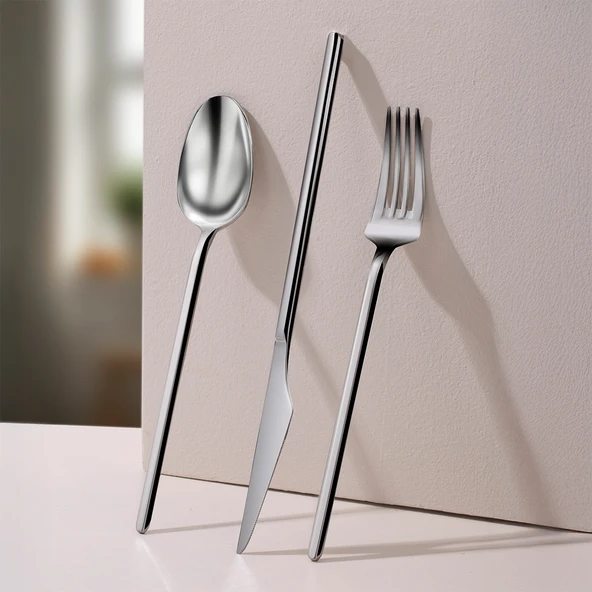 Aryıldız Volga 84 Parça 12 Kişilik Çatal Kaşık Bıçak Takımı ürün görseli 1