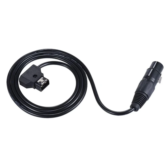 Andoer D4261 D-Tap Erkek - XLR 4-Pin Dişi Adaptör Güç Kaynağı Kablosu - Resim 4