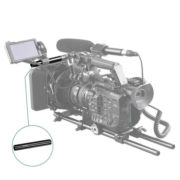 SmallRig 1049 Alüminyum Alaşımlı Çubuklar (10cm) - Resim 4