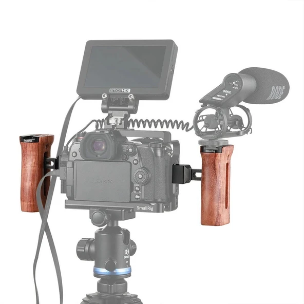 SmallRig 2187B Ahşap NATO Yan Sap - Resim 4