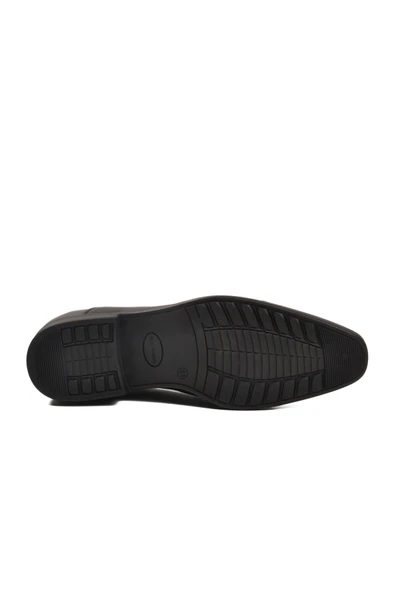 Aspor Siyah Hakiki Deri Bağcıklı Erkek Klasik Ayakkabı - Resim 5