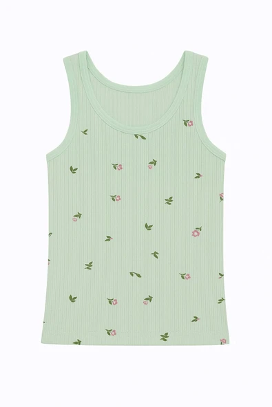 Kız Çocuk Derby Ribana Geniş Askılı Atlet 6'lı Set - Resim 5