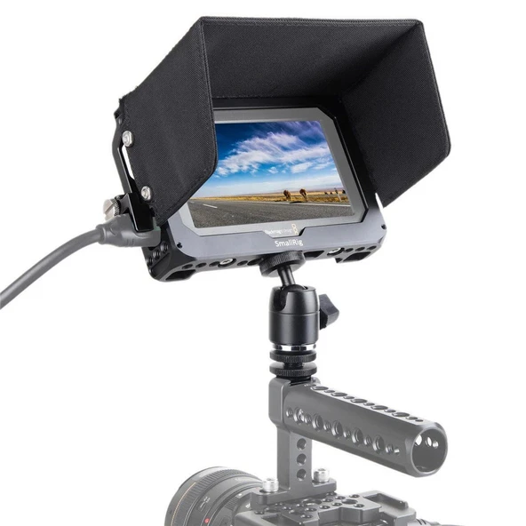 SmallRig 1981 Blackmagic  5 İnç Video Assist  için Monitör Kafes Aksesuar Kiti - Resim 3