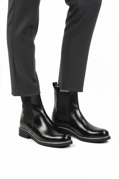 Pierre Cardin Siyah Kürklü Kadın Topuklu Bot ürün görseli