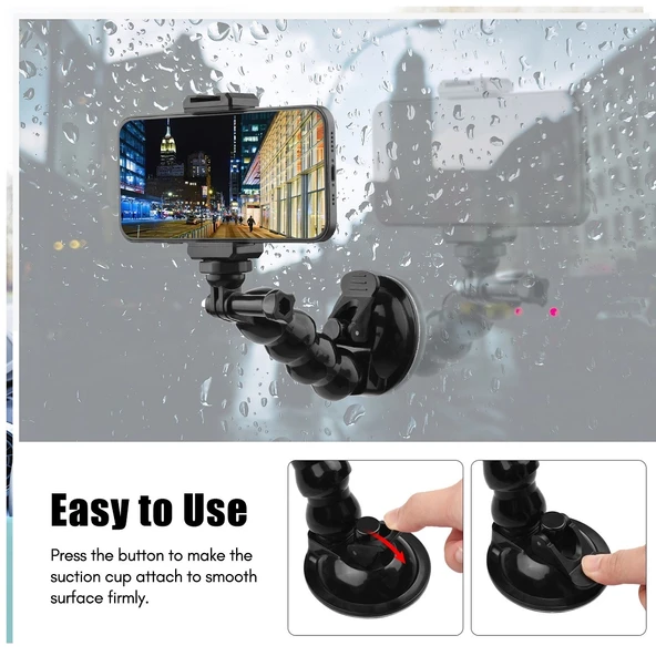 Andoer D11595 Telefon ve Kamera için 16cm Esnek Vantuz - 6