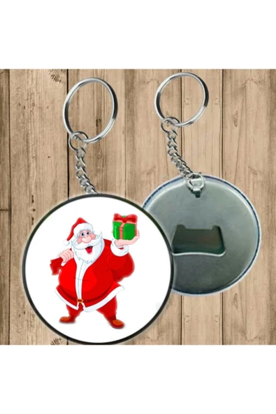Noel Babalı Anahtarlık - Açacaklı Anahtarlık ürün görseli