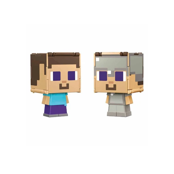 HTL43 Minecraft Flippin' Figs 2si 1 Arada Figürler - 6