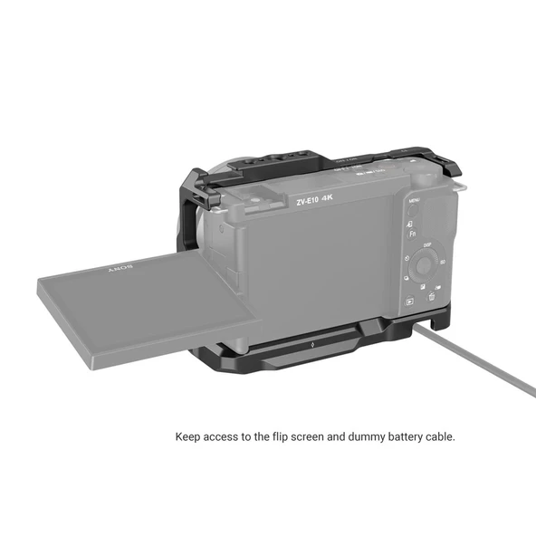 SmallRig 3538B Sony ZV-E10 için Saplı Kafes - Resim 5