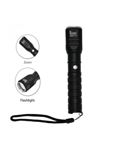 Şarjlı Pilli Zoomlu El Feneri ürün görseli