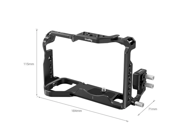 SmallRig 3715 GFX100S / 50S için Kafes ve Kablo Kıskacı - Resim 2