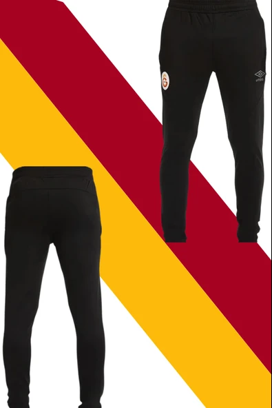 Galatasaray Orijinal Lisanslı Umbro A Takım Antrenman 5 Yıldızlı Eşofman Alt Siyah