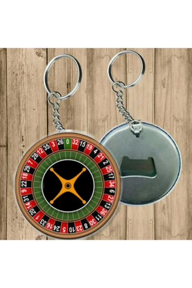 Rulet Model Anahtarlık - Açacaklı Anahtarlık ürün görseli