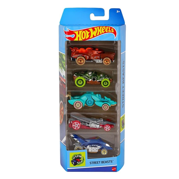 1806 Hot Wheels Beşli Araba Seti - Resim 7