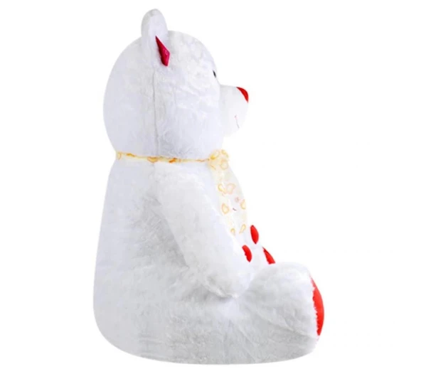 Gülen Yavrulu Ayı 95 cm Pelüş Ayı Sevgiliye Hediye - Resim 3