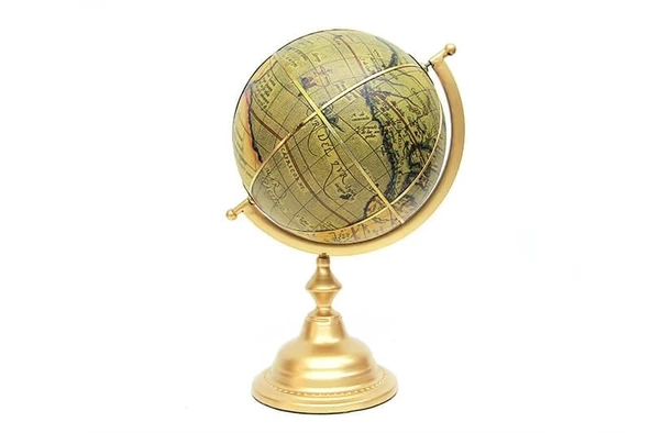Yerküre Kaideli Dünya Küre Dekoratif Hediyelik ürün görseli