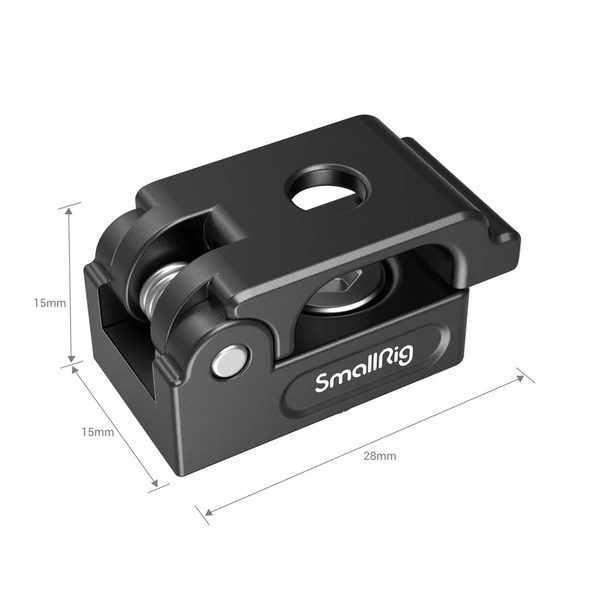SmallRig MD2418 Evrensel Yaylı Kablo Kelepçesi (2 adet) - Resim 3
